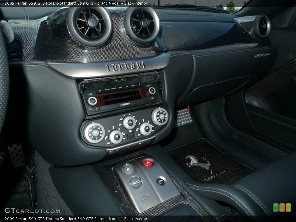 Black Interior Controls for the 2009 Ferrari 599 GTB Fiorano  #54530872