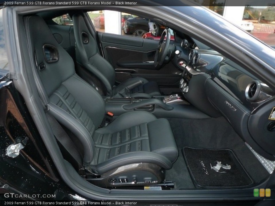 Black Interior Photo for the 2009 Ferrari 599 GTB Fiorano  #54530924