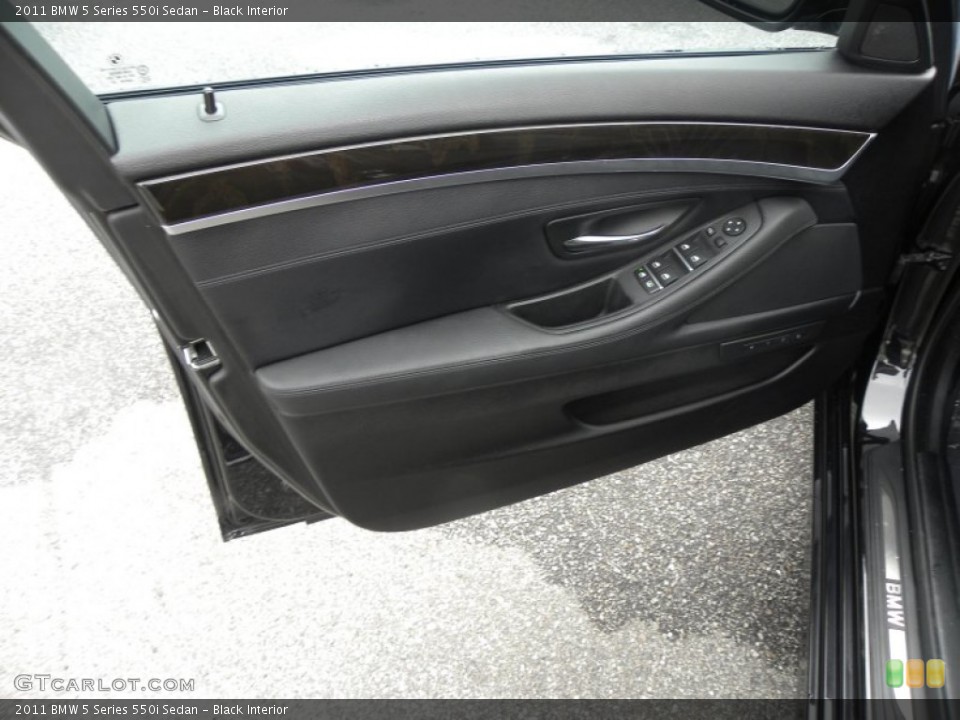 Black Interior Door Panel for the 2011 BMW 5 Series 550i Sedan #54531299