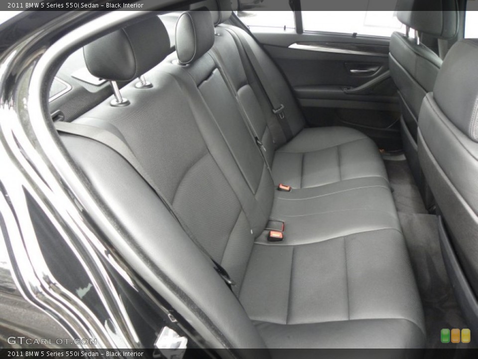 Black Interior Photo for the 2011 BMW 5 Series 550i Sedan #54531329