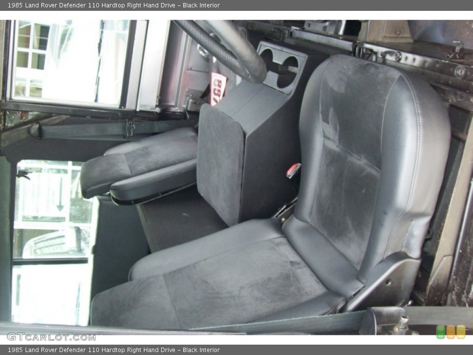 Black Interior Photo for the 1985 Land Rover Defender 110 Hardtop Right Hand Drive #54531437