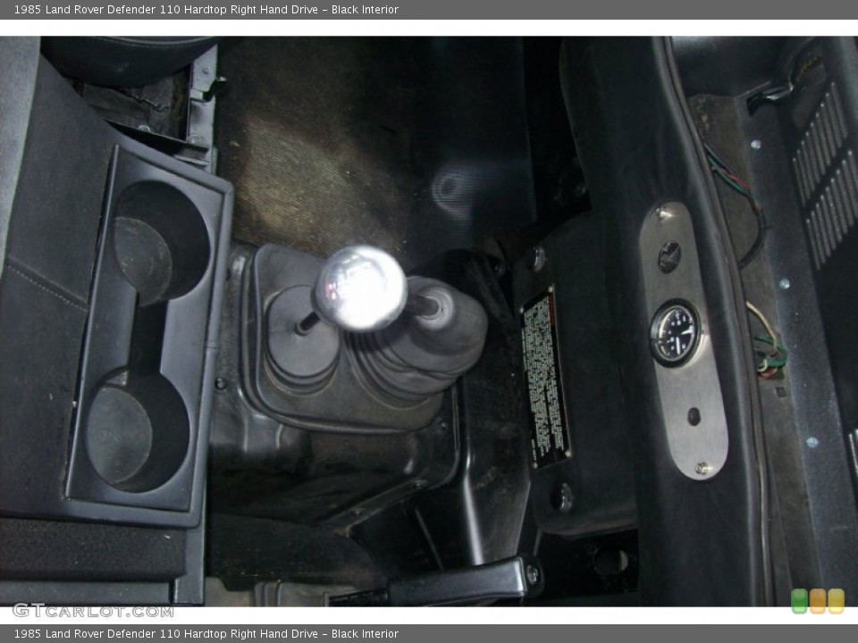 Black Interior Transmission for the 1985 Land Rover Defender 110 Hardtop Right Hand Drive #54531446