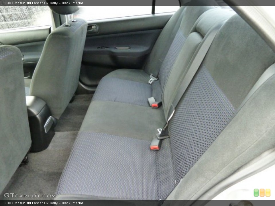 Black Interior Photo for the 2003 Mitsubishi Lancer OZ Rally #54531533