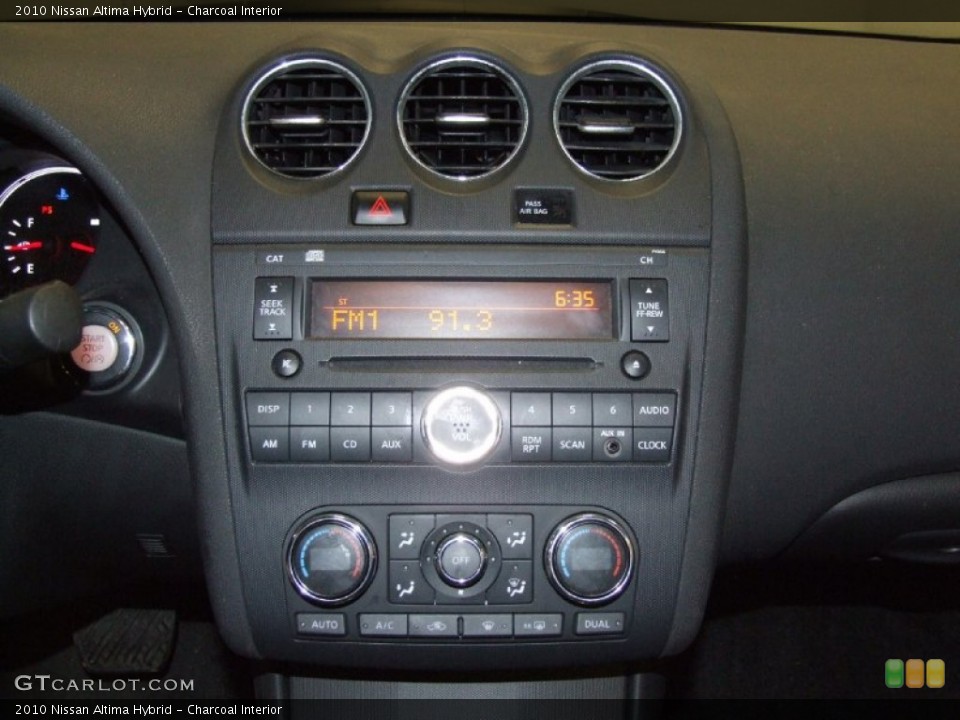 Charcoal Interior Audio System for the 2010 Nissan Altima Hybrid #54532127