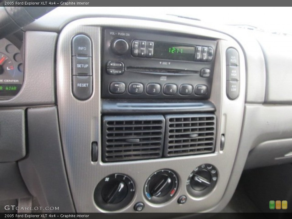 Graphite Interior Controls for the 2005 Ford Explorer XLT 4x4 #54535875