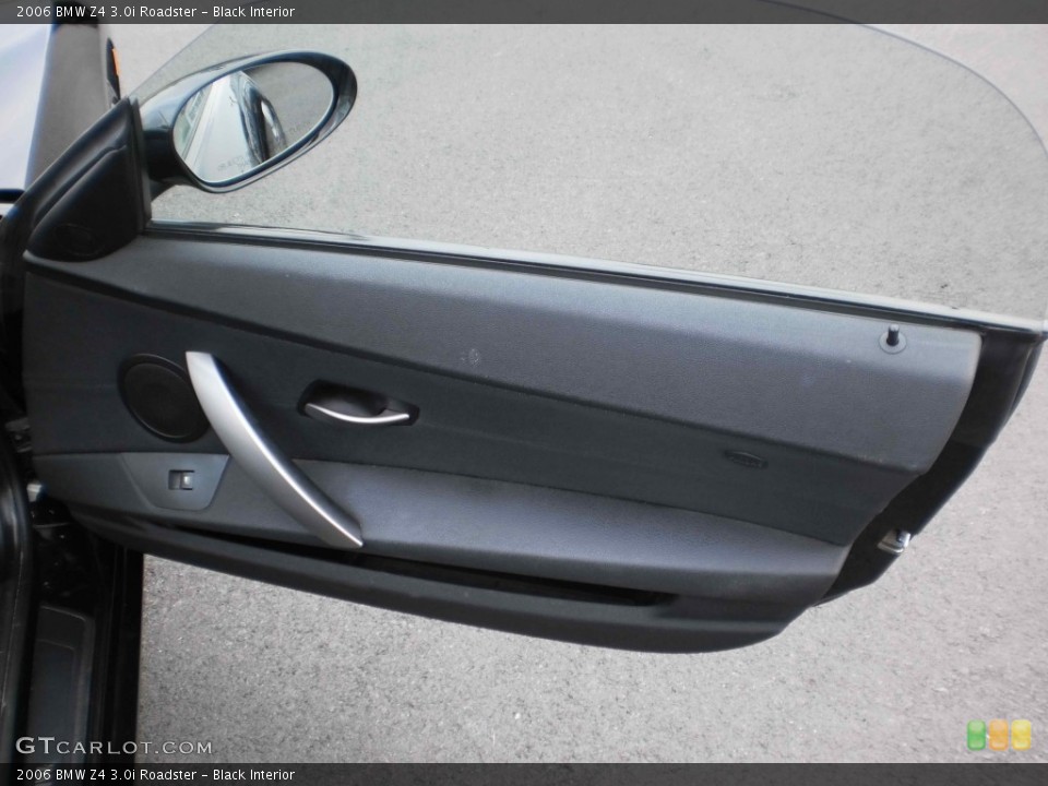 Black Interior Door Panel for the 2006 BMW Z4 3.0i Roadster #54537477