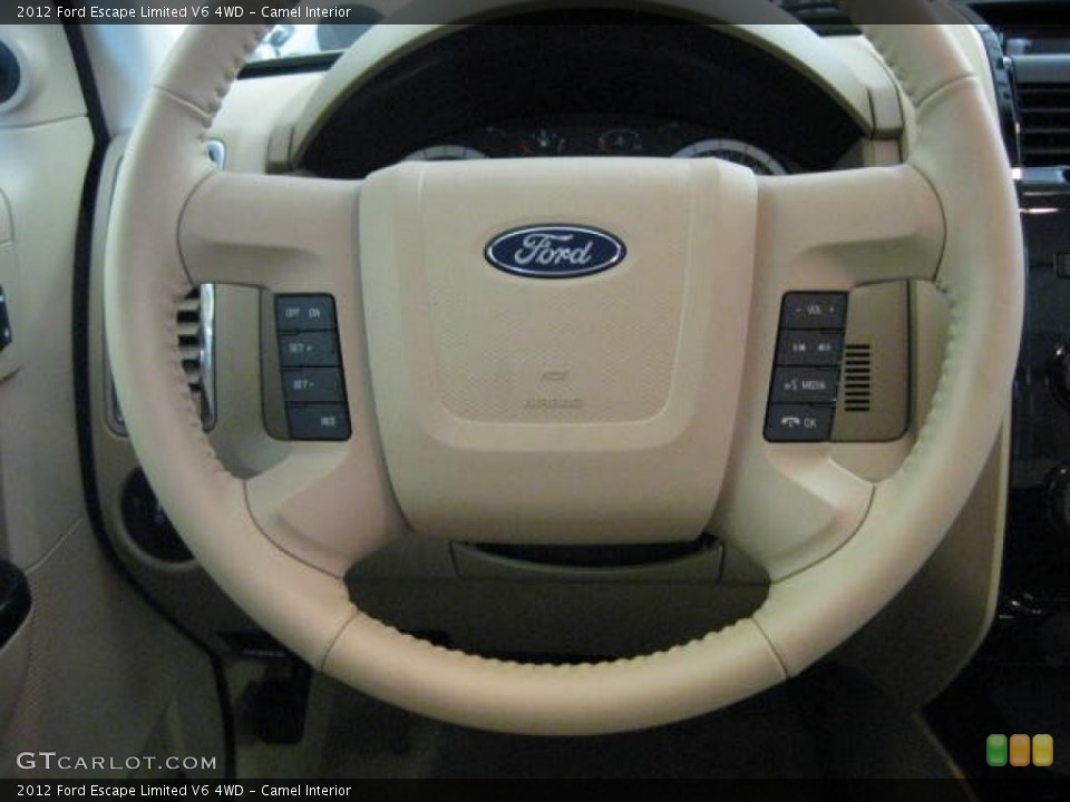 Camel Interior Steering Wheel for the 2012 Ford Escape Limited V6 4WD #54538105