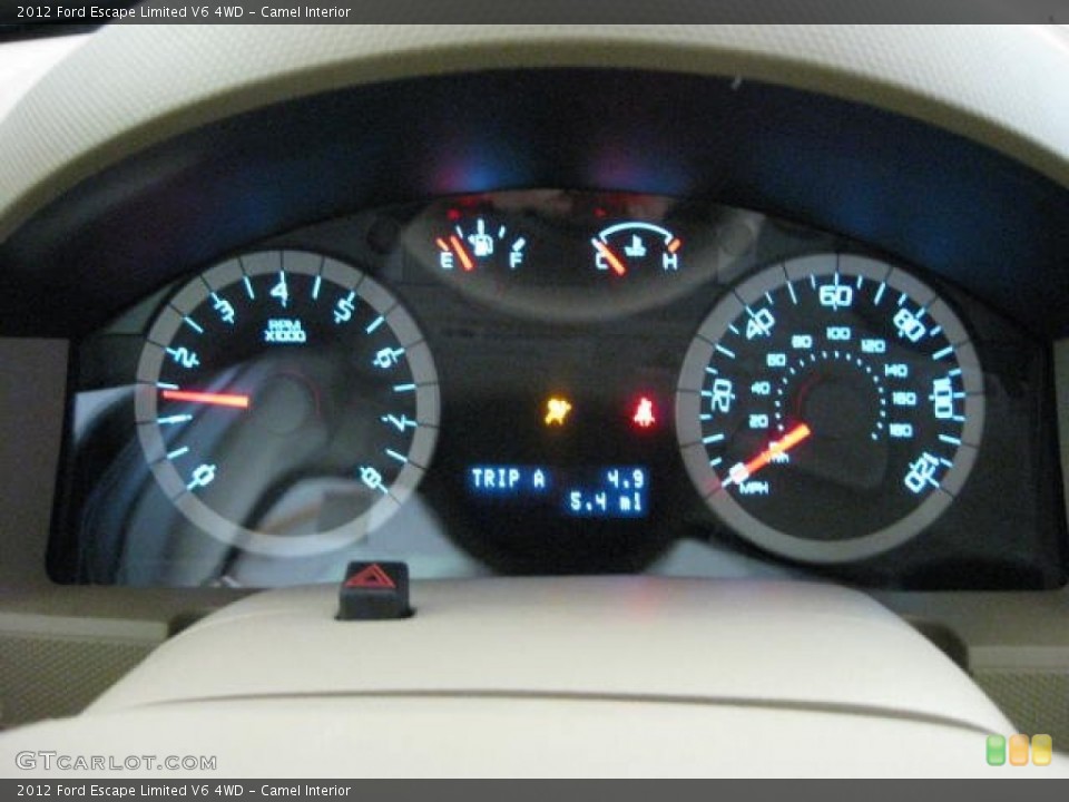 Camel Interior Gauges for the 2012 Ford Escape Limited V6 4WD #54538108