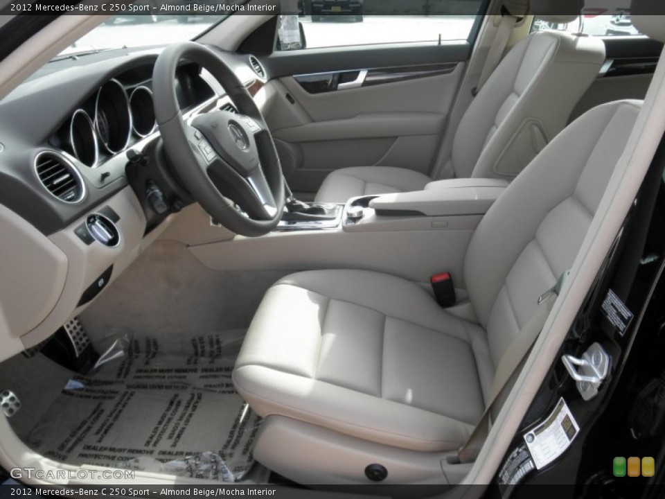 Almond Beige/Mocha Interior Photo for the 2012 Mercedes-Benz C 250 Sport #54538207