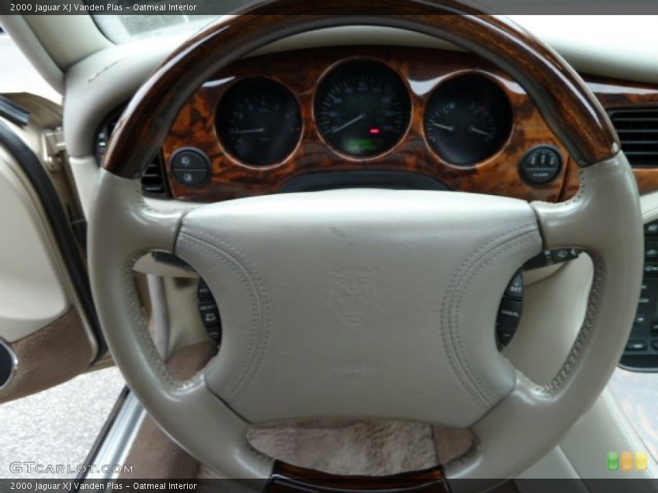 Oatmeal Interior Steering Wheel for the 2000 Jaguar XJ Vanden Plas #54539586