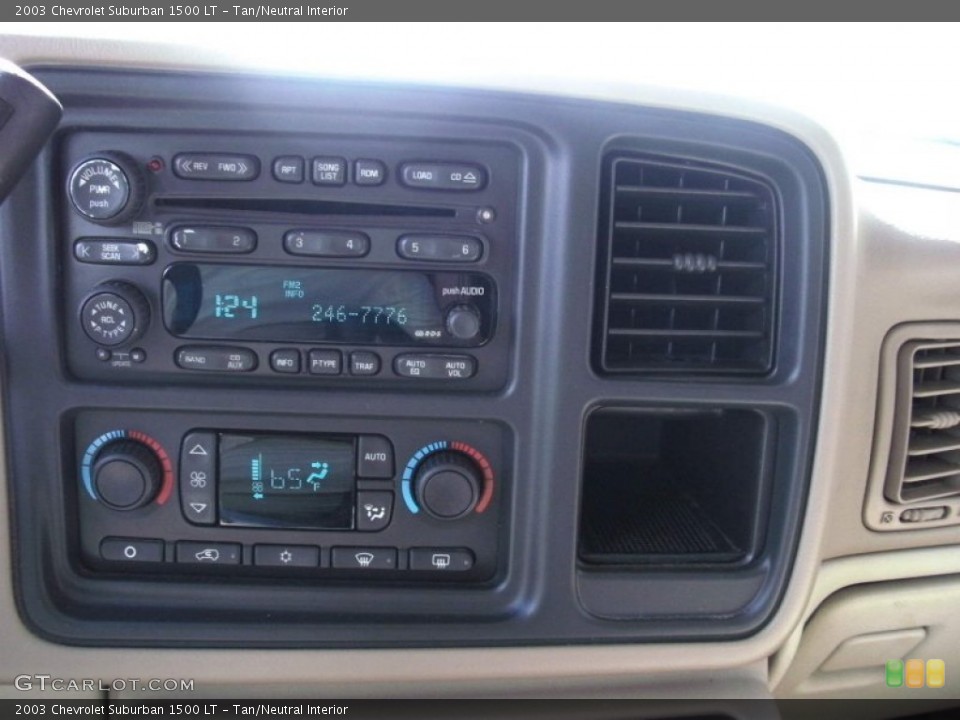 Tan/Neutral Interior Audio System for the 2003 Chevrolet Suburban 1500 LT #54539989