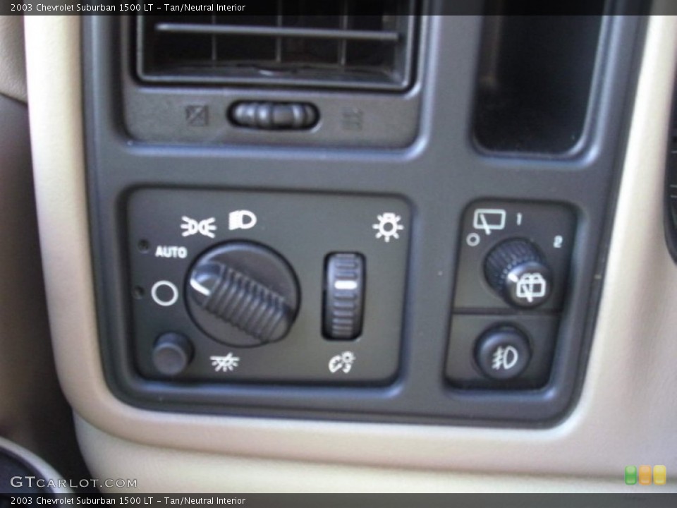 Tan/Neutral Interior Controls for the 2003 Chevrolet Suburban 1500 LT #54540024