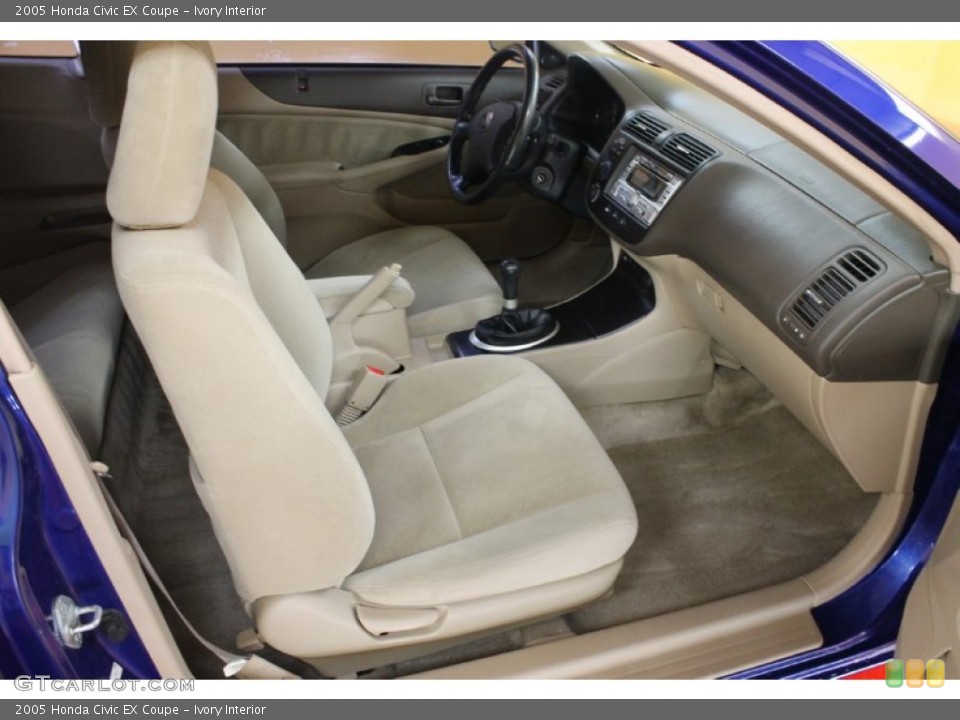 Ivory Interior Photo for the 2005 Honda Civic EX Coupe #54542106