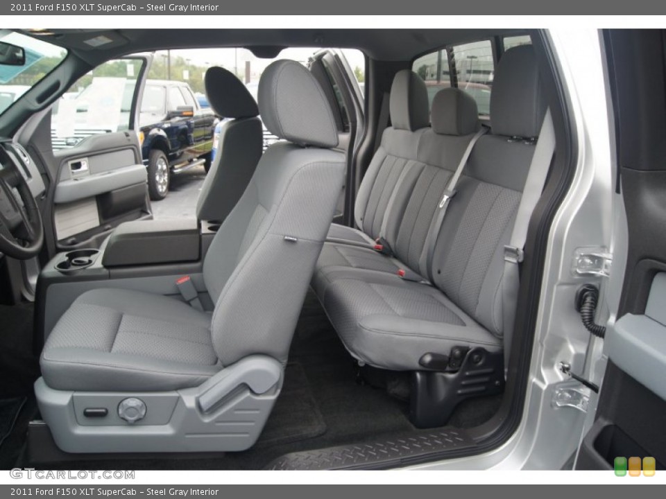 Steel Gray Interior Photo for the 2011 Ford F150 XLT SuperCab #54542850