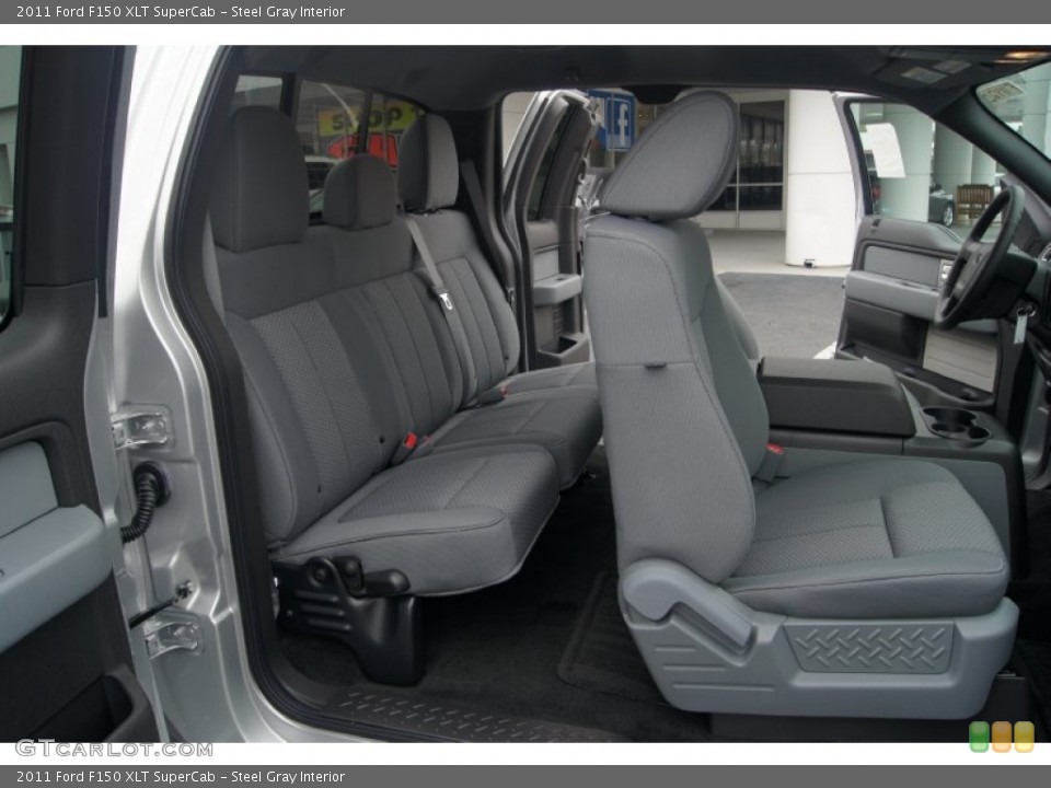 Steel Gray Interior Photo for the 2011 Ford F150 XLT SuperCab #54542877