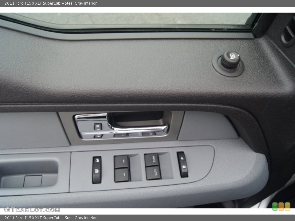Steel Gray Interior Controls for the 2011 Ford F150 XLT SuperCab #54542973