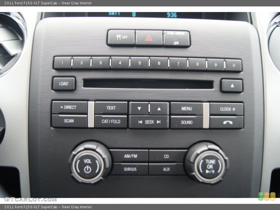 Steel Gray Interior Audio System for the 2011 Ford F150 XLT SuperCab #54543065