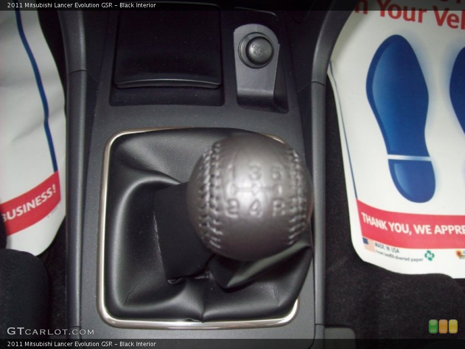 Black Interior Transmission for the 2011 Mitsubishi Lancer Evolution GSR #54543707
