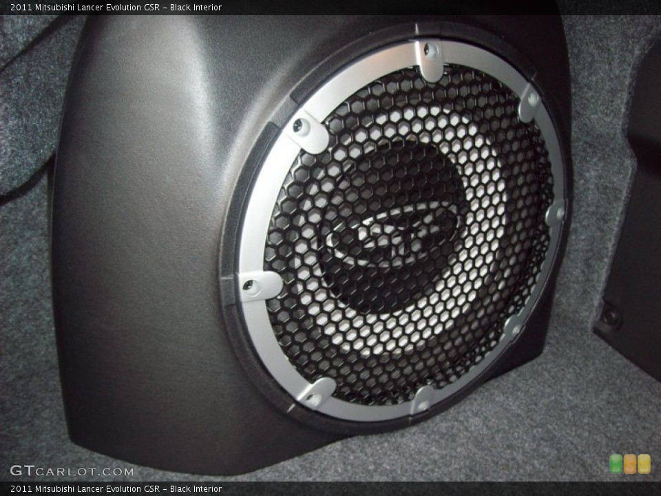 Black Interior Audio System for the 2011 Mitsubishi Lancer Evolution GSR #54543720