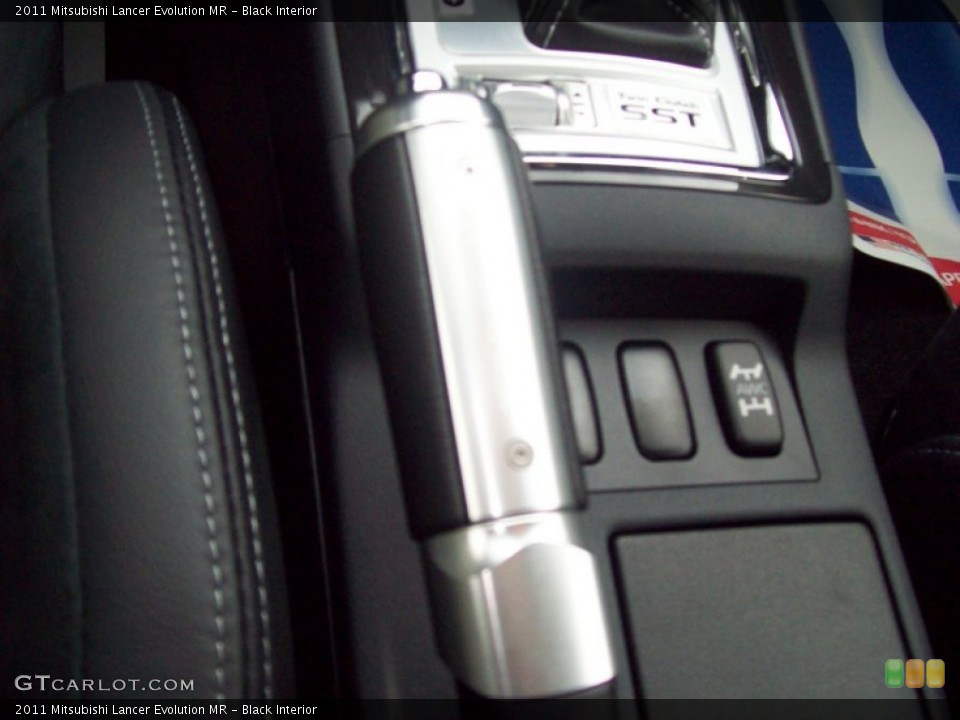 Black Interior Controls for the 2011 Mitsubishi Lancer Evolution MR #54544027