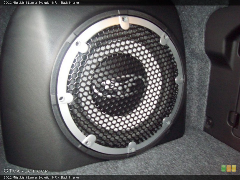 Black Interior Audio System for the 2011 Mitsubishi Lancer Evolution MR #54544095