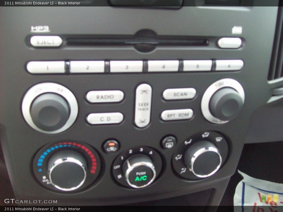 Black Interior Controls for the 2011 Mitsubishi Endeavor LS #54544533