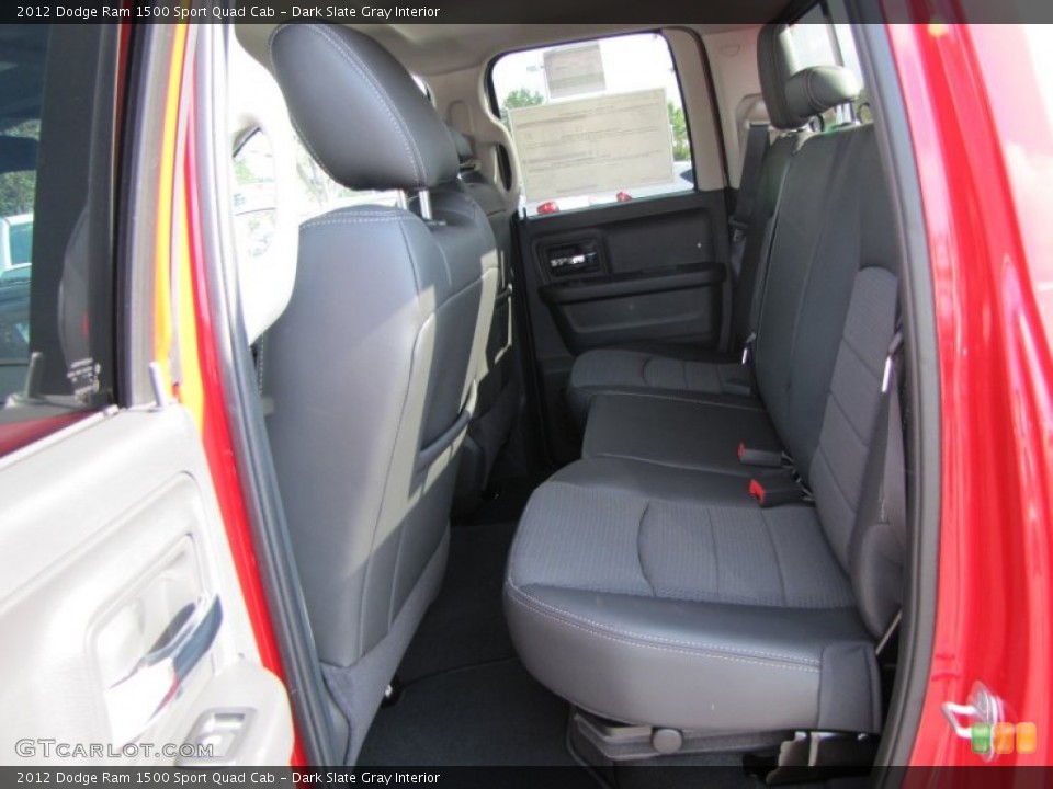 Dark Slate Gray Interior Photo for the 2012 Dodge Ram 1500 Sport Quad Cab #54545259