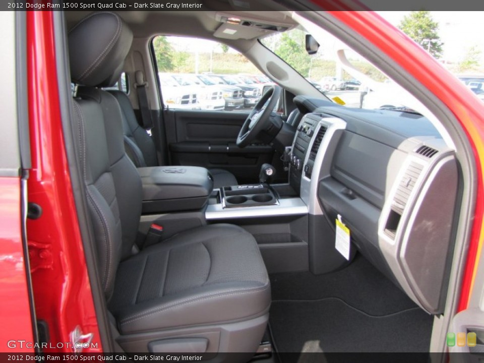 Dark Slate Gray Interior Photo for the 2012 Dodge Ram 1500 Sport Quad Cab #54545268