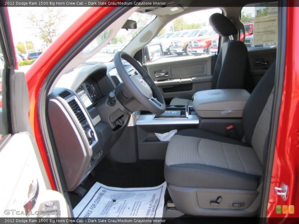 Dark Slate Gray/Medium Graystone Interior Photo for the 2012 Dodge Ram 1500 Big Horn Crew Cab #54545370