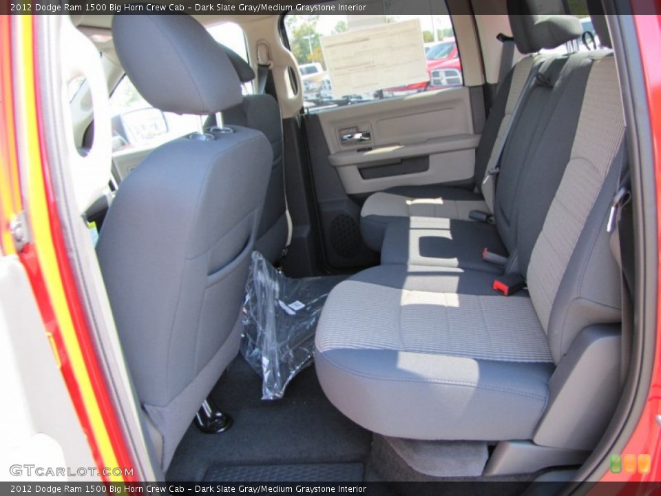 Dark Slate Gray/Medium Graystone Interior Photo for the 2012 Dodge Ram 1500 Big Horn Crew Cab #54545380