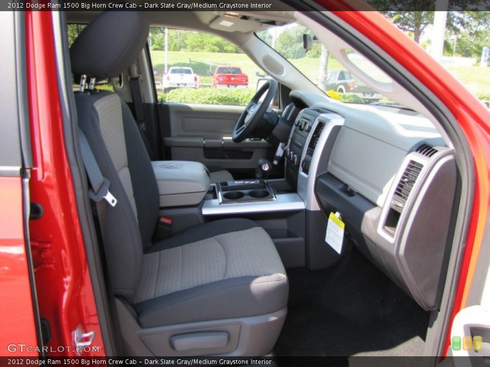 Dark Slate Gray/Medium Graystone Interior Photo for the 2012 Dodge Ram 1500 Big Horn Crew Cab #54545391