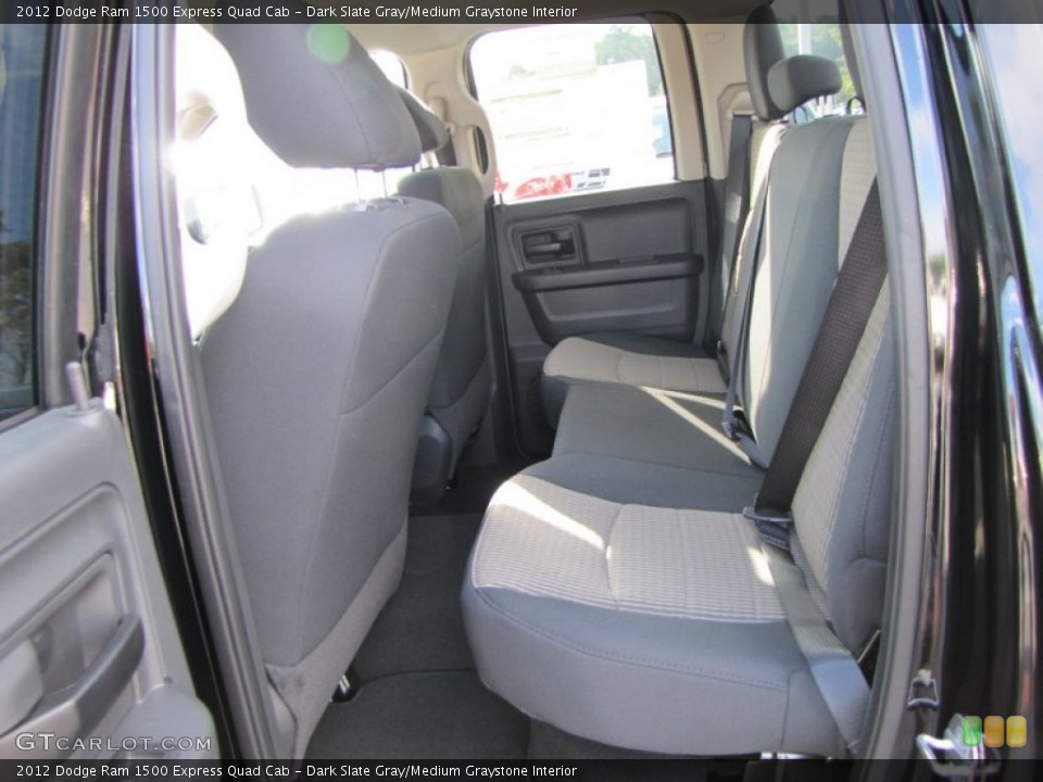 Dark Slate Gray/Medium Graystone Interior Photo for the 2012 Dodge Ram 1500 Express Quad Cab #54545617
