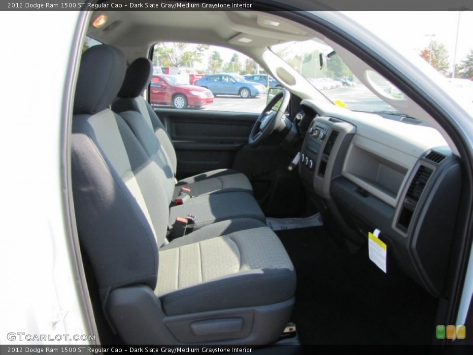 Dark Slate Gray/Medium Graystone Interior Photo for the 2012 Dodge Ram 1500 ST Regular Cab #54545736
