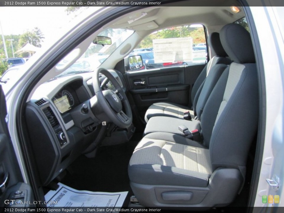 Dark Slate Gray/Medium Graystone Interior Photo for the 2012 Dodge Ram 1500 Express Regular Cab #54545832