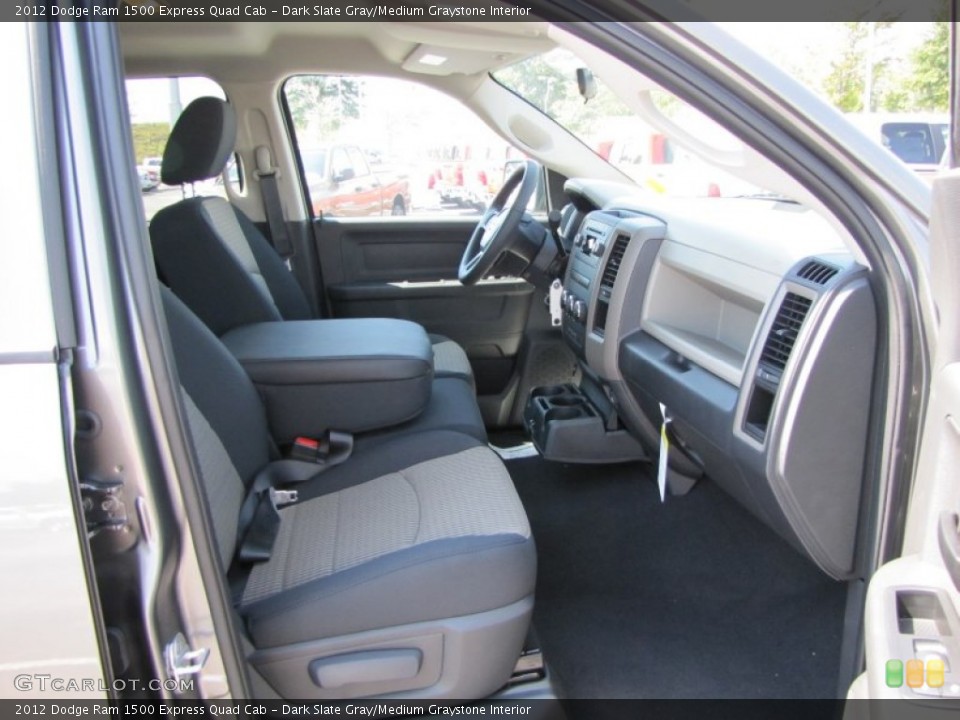 Dark Slate Gray/Medium Graystone Interior Photo for the 2012 Dodge Ram 1500 Express Quad Cab #54546093