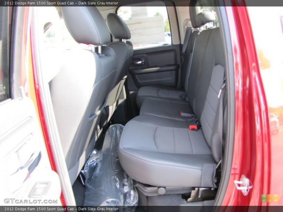 Dark Slate Gray Interior Photo for the 2012 Dodge Ram 1500 Sport Quad Cab #54546213