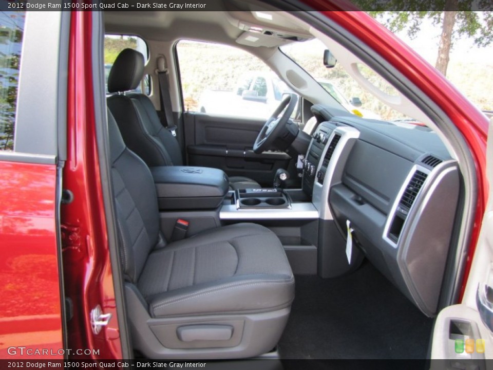 Dark Slate Gray Interior Photo for the 2012 Dodge Ram 1500 Sport Quad Cab #54546221