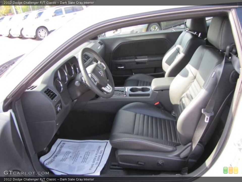 Dark Slate Gray Interior Photo for the 2012 Dodge Challenger R/T Classic #54546777