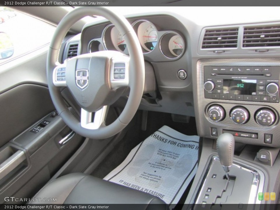 Dark Slate Gray Interior Dashboard for the 2012 Dodge Challenger R/T Classic #54546795