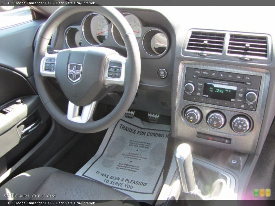 Dark Slate Gray Interior Dashboard for the 2012 Dodge Challenger R/T #54547134