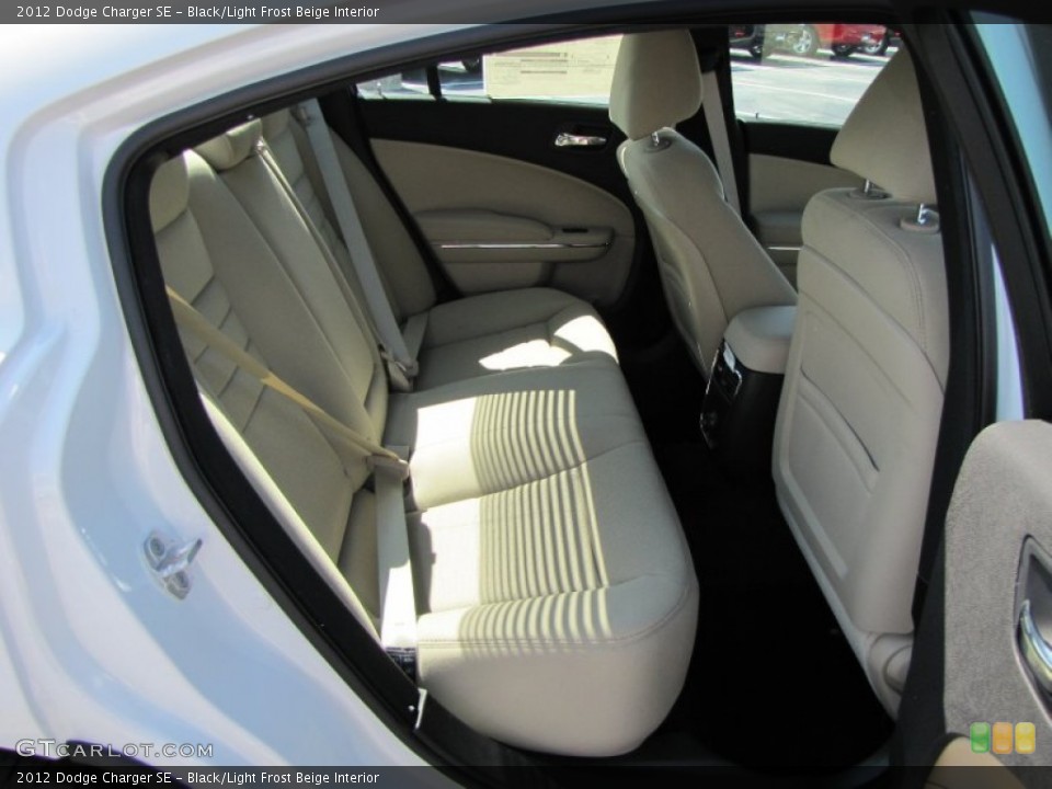 Black/Light Frost Beige Interior Photo for the 2012 Dodge Charger SE #54548286