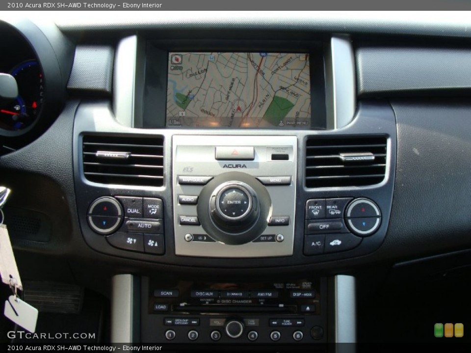 Ebony Interior Controls for the 2010 Acura RDX SH-AWD Technology #54548289