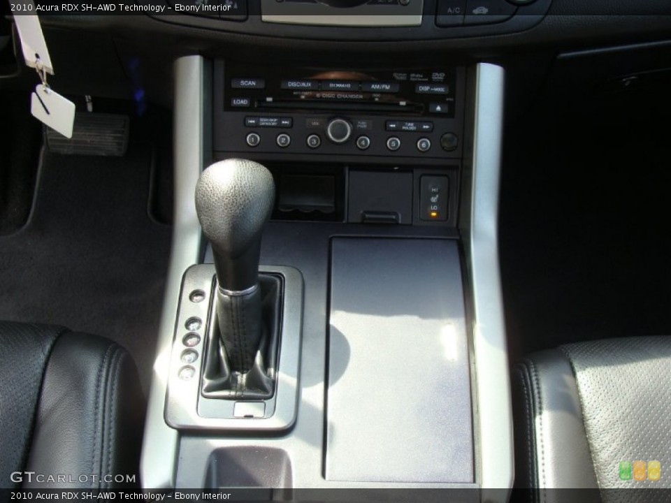 Ebony Interior Transmission for the 2010 Acura RDX SH-AWD Technology #54548298