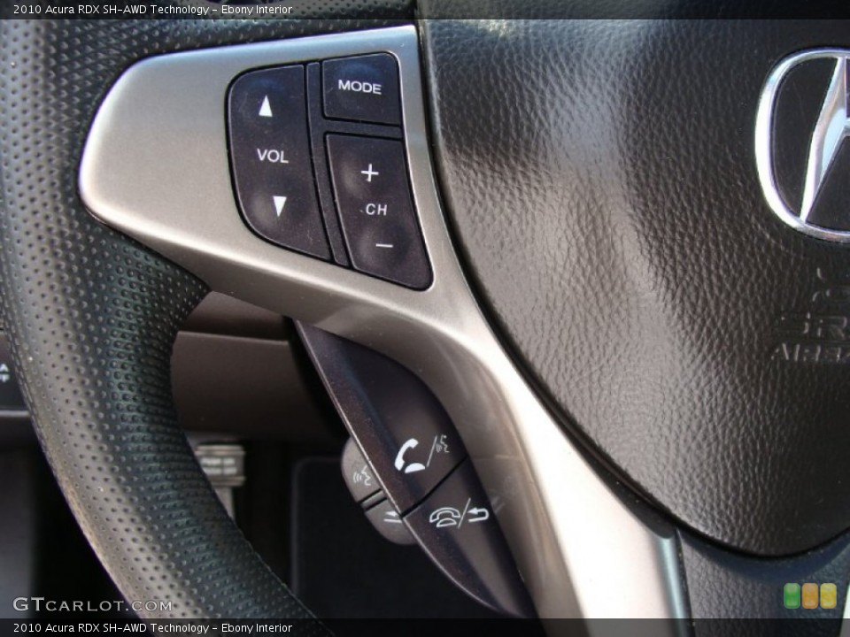 Ebony Interior Controls for the 2010 Acura RDX SH-AWD Technology #54548307
