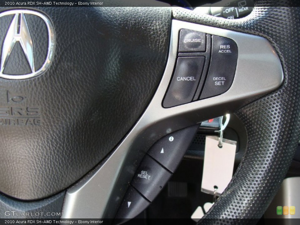 Ebony Interior Controls for the 2010 Acura RDX SH-AWD Technology #54548316