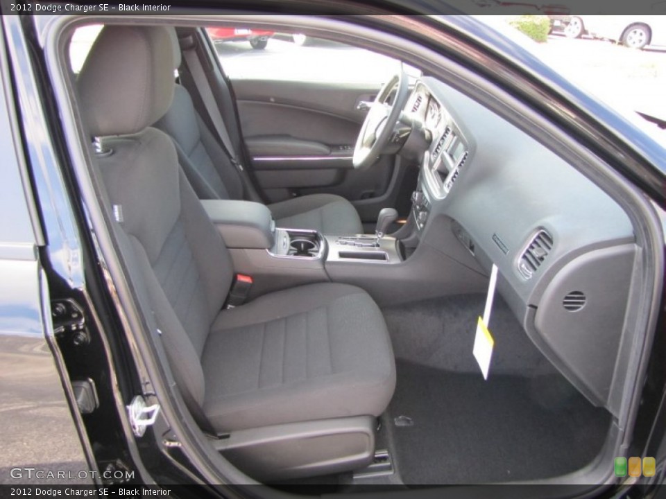 Black Interior Photo for the 2012 Dodge Charger SE #54548403