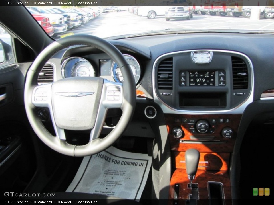 Black Interior Dashboard for the 2012 Chrysler 300  #54548637