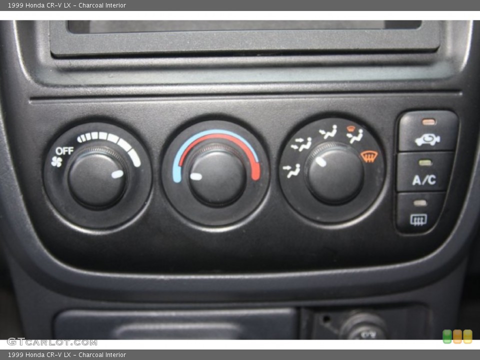 Charcoal Interior Controls for the 1999 Honda CR-V LX #54548745