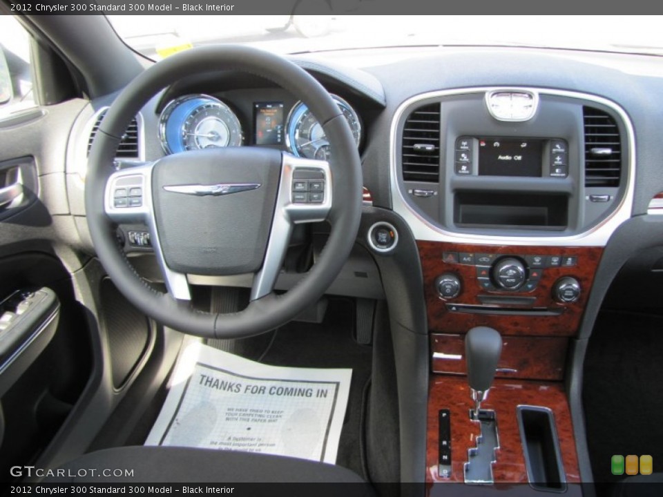 Black Interior Dashboard for the 2012 Chrysler 300  #54548751