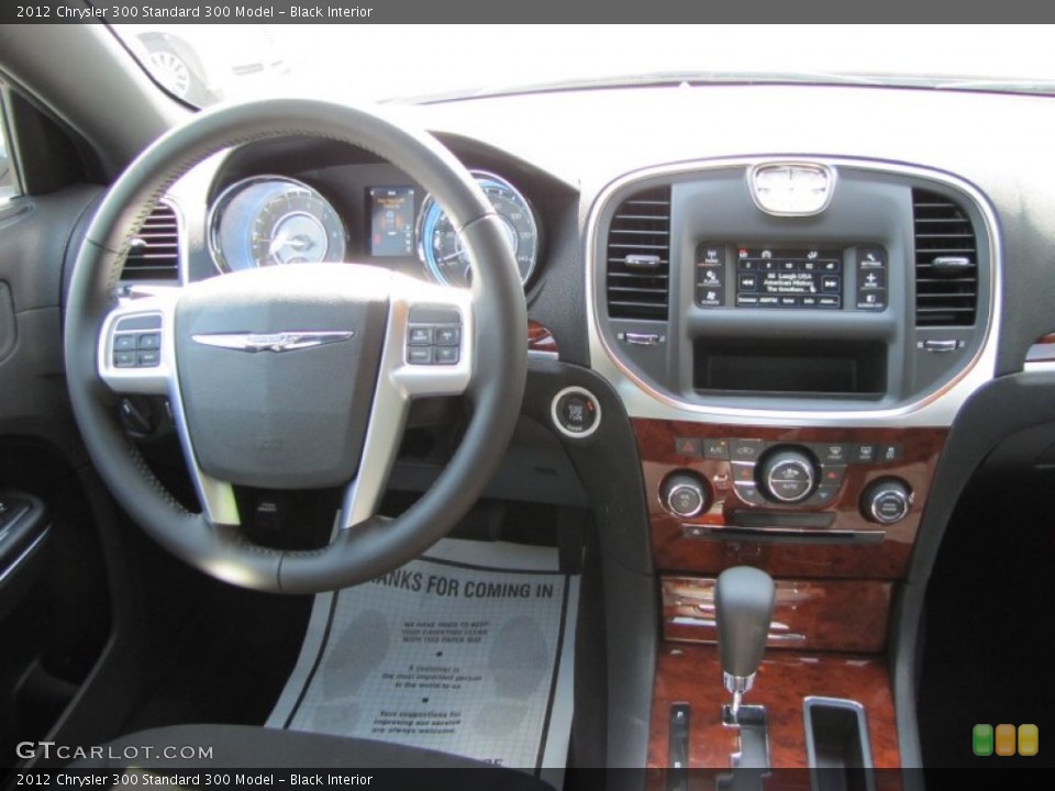 Black Interior Dashboard for the 2012 Chrysler 300  #54548862